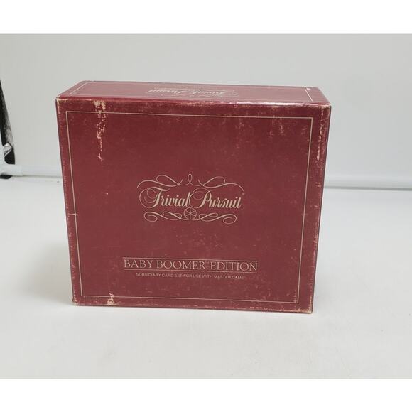Trivial Pursuit Baby Boomer Edition Subsidiary Card Set For Master Game VTG 1983 - Picture 1 of 6